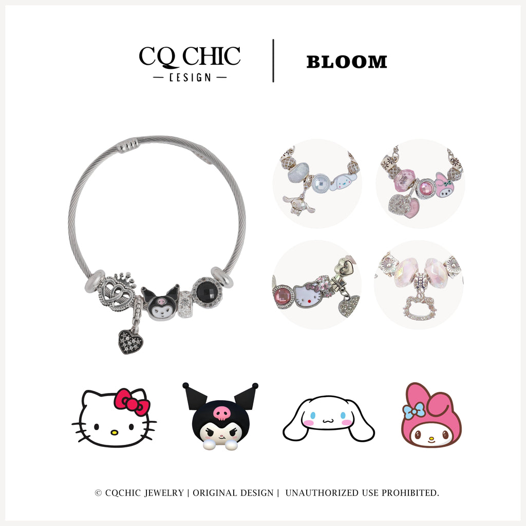 Cartoon charm bracelet