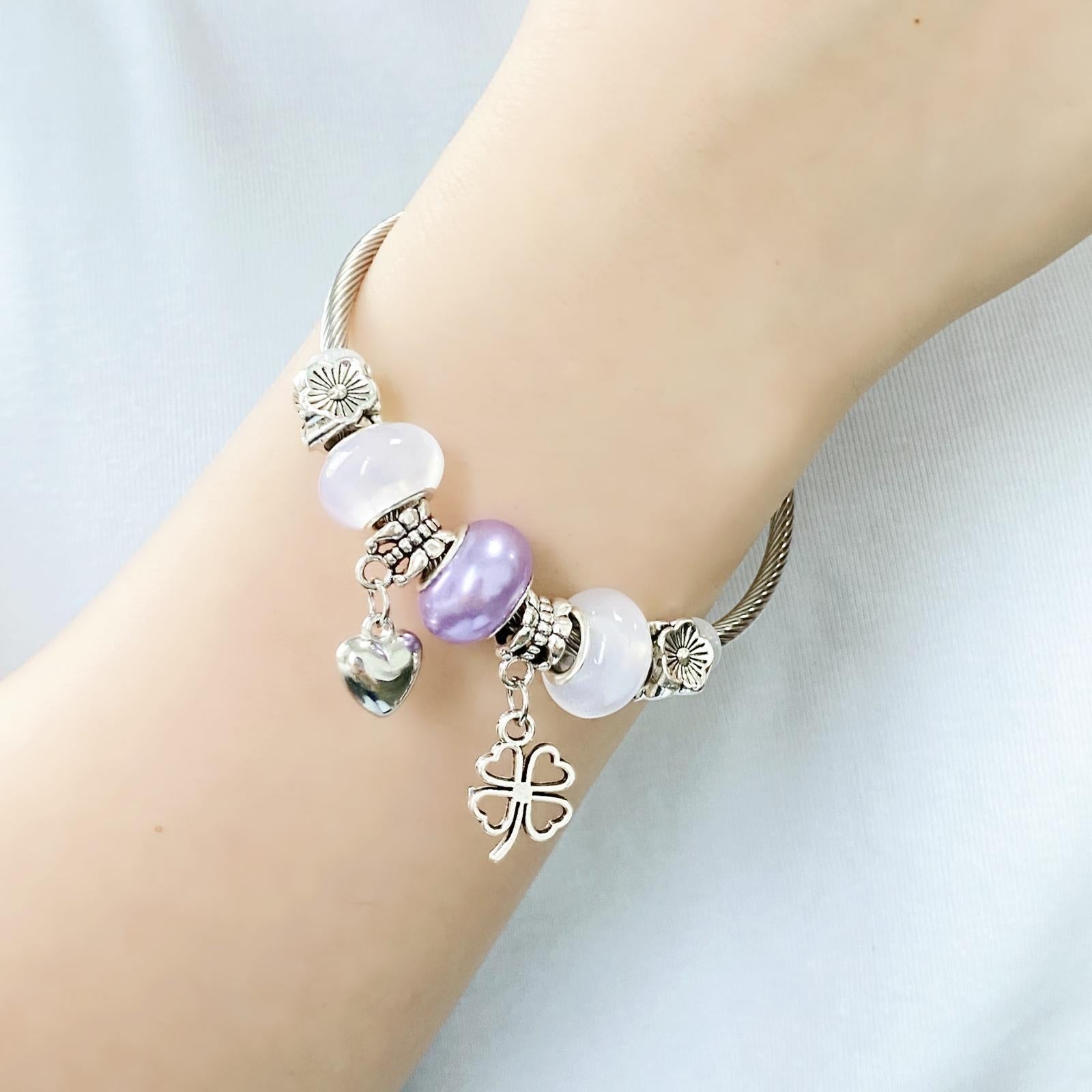 Silver little flowers