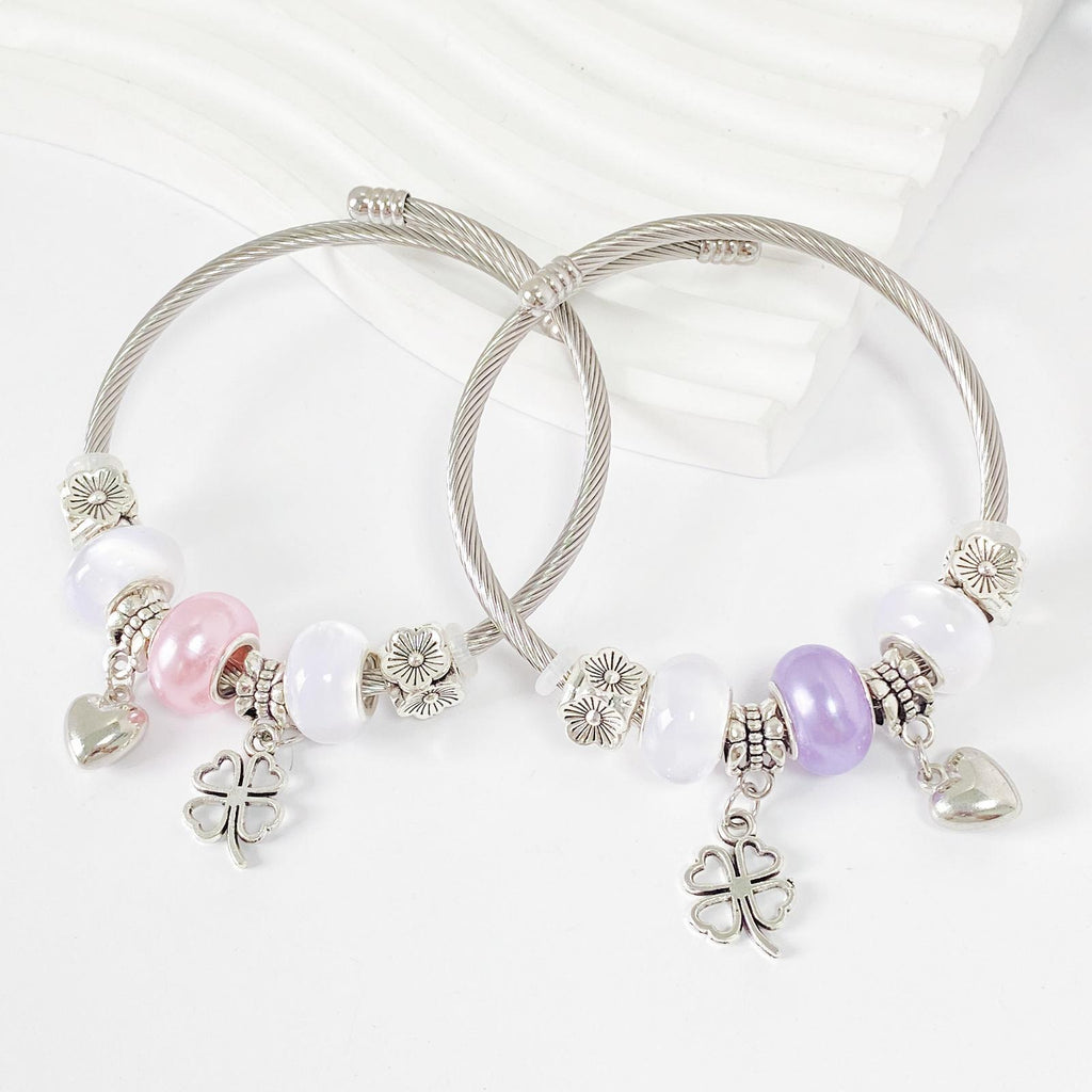 Silver little flowers
